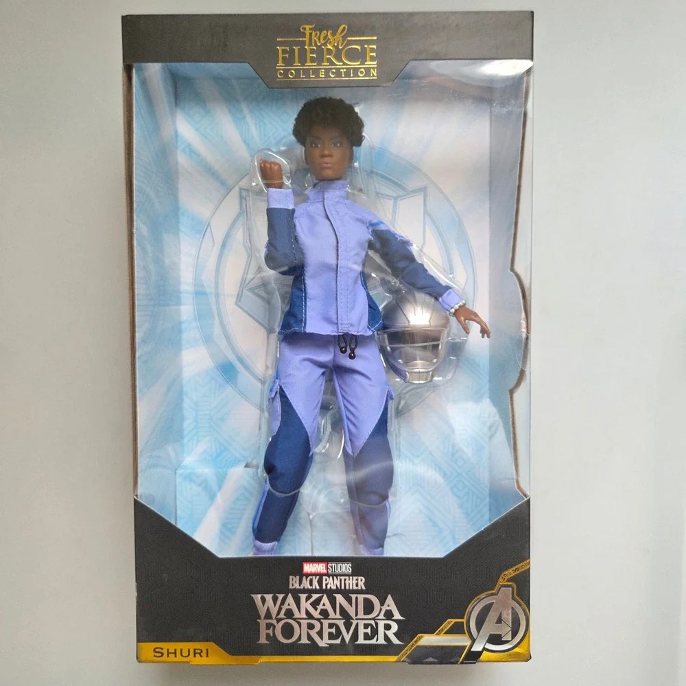 Marvel Black Panther Wakanda Forever Shuri‎ Doll Fresh Fierce Collection New